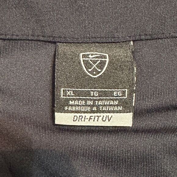 Nike Golf Polo Shirt Dri-Fit UV Stretch Polo Men's Size XL Blue - Picture 4 of 10